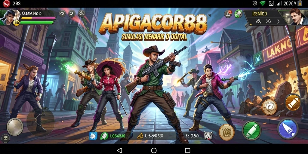 Tampilan gameplay menarik dari APIGACOR88 di dunia simulasi.