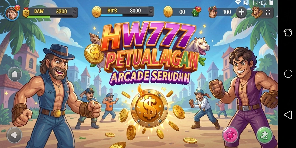 Tampilan gameplay HW777 yang menantang dan penuh warna.
