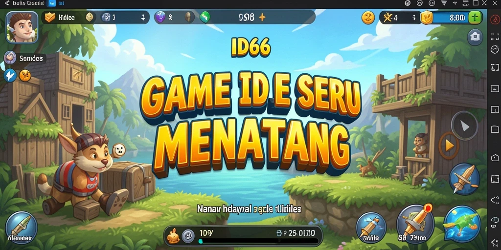 Tampilan gameplay ID66 yang menarik dan penuh warna.