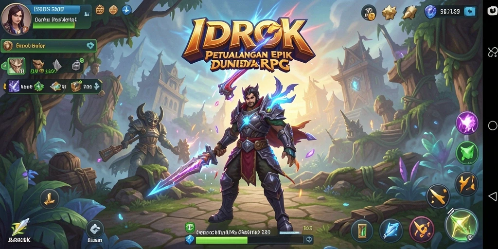 Gameplay menarik dalam IDROK dengan grafis menakjubkan.