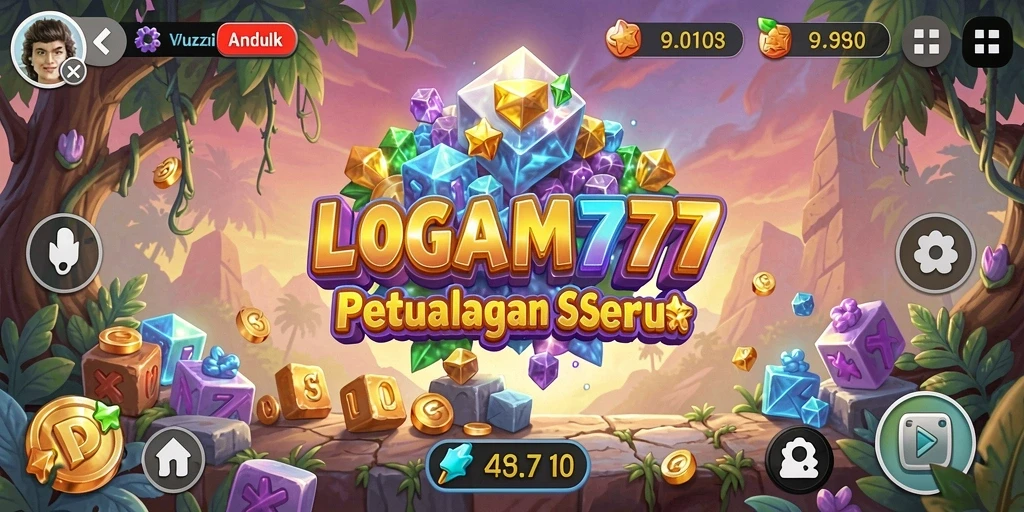 Tampilan gameplay seru dan menantang di LOGAM777.