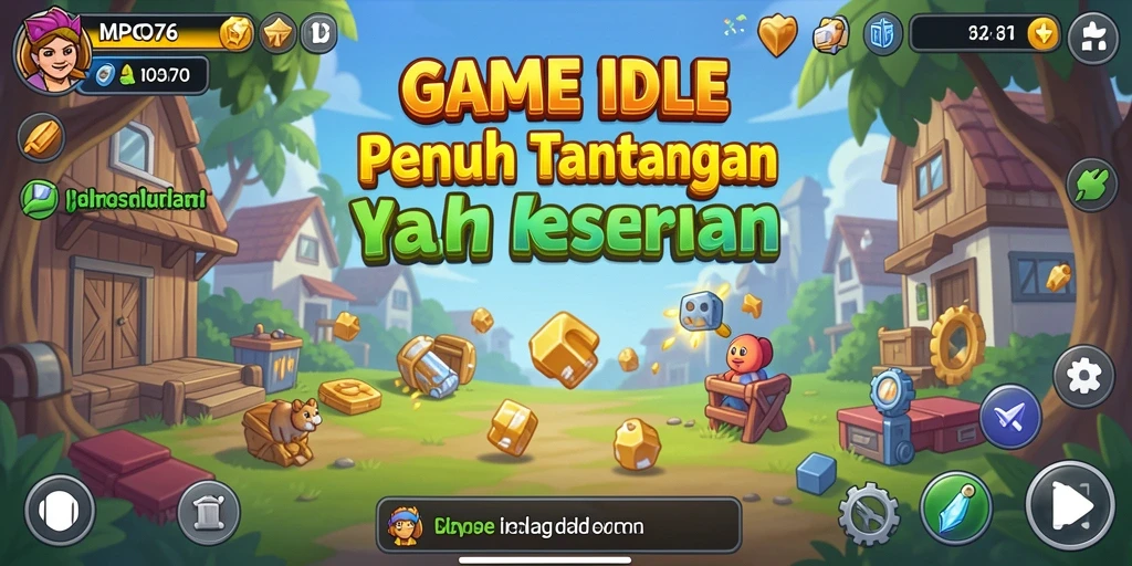 Tampilan gameplay MPO76 yang menarik dan adiktif saat bermain Idle.