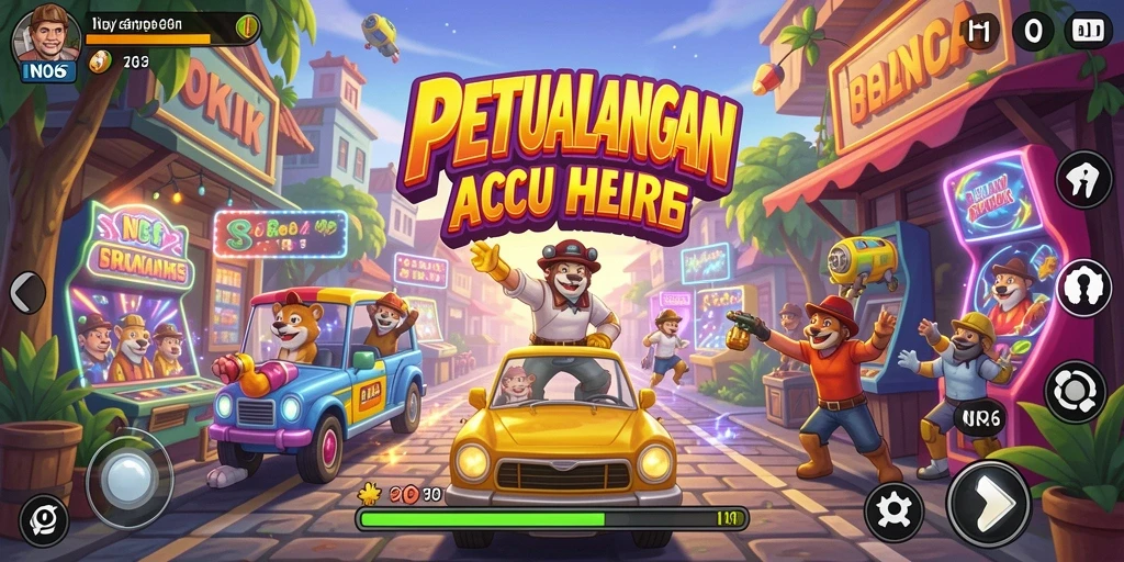Tampilan gameplay menegangkan dan penuh aksi di N06.