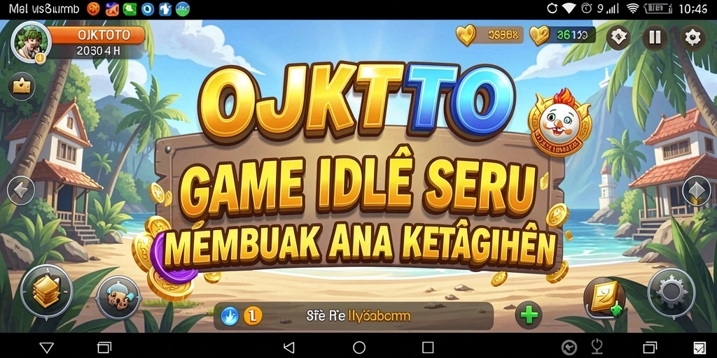 Screenshot OJKTOTO menampilkan grafik menarik dan gameplay santai.