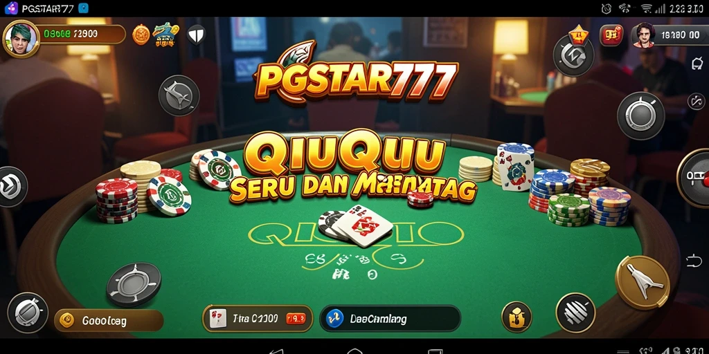 Tampilan gameplay QiuQiu yang seru dan menantang.