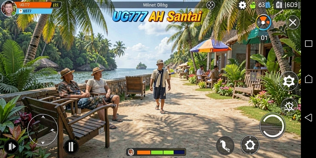 Tampilan gameplay UG777 yang seru dan penuh warna.