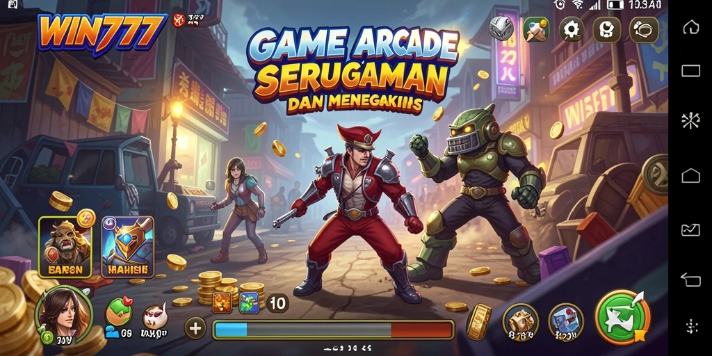 Tangkapan layar gameplay <strong>WIN777</strong> yang menampilkan berbagai tantangan menarik.