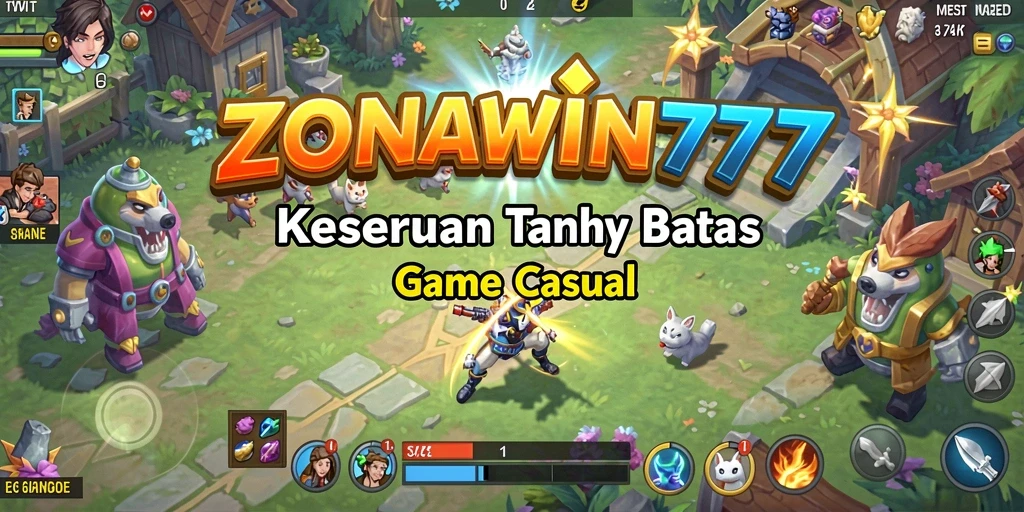 Screenshot ZONAWIN777 menampilkan momen seru permainan Casual.